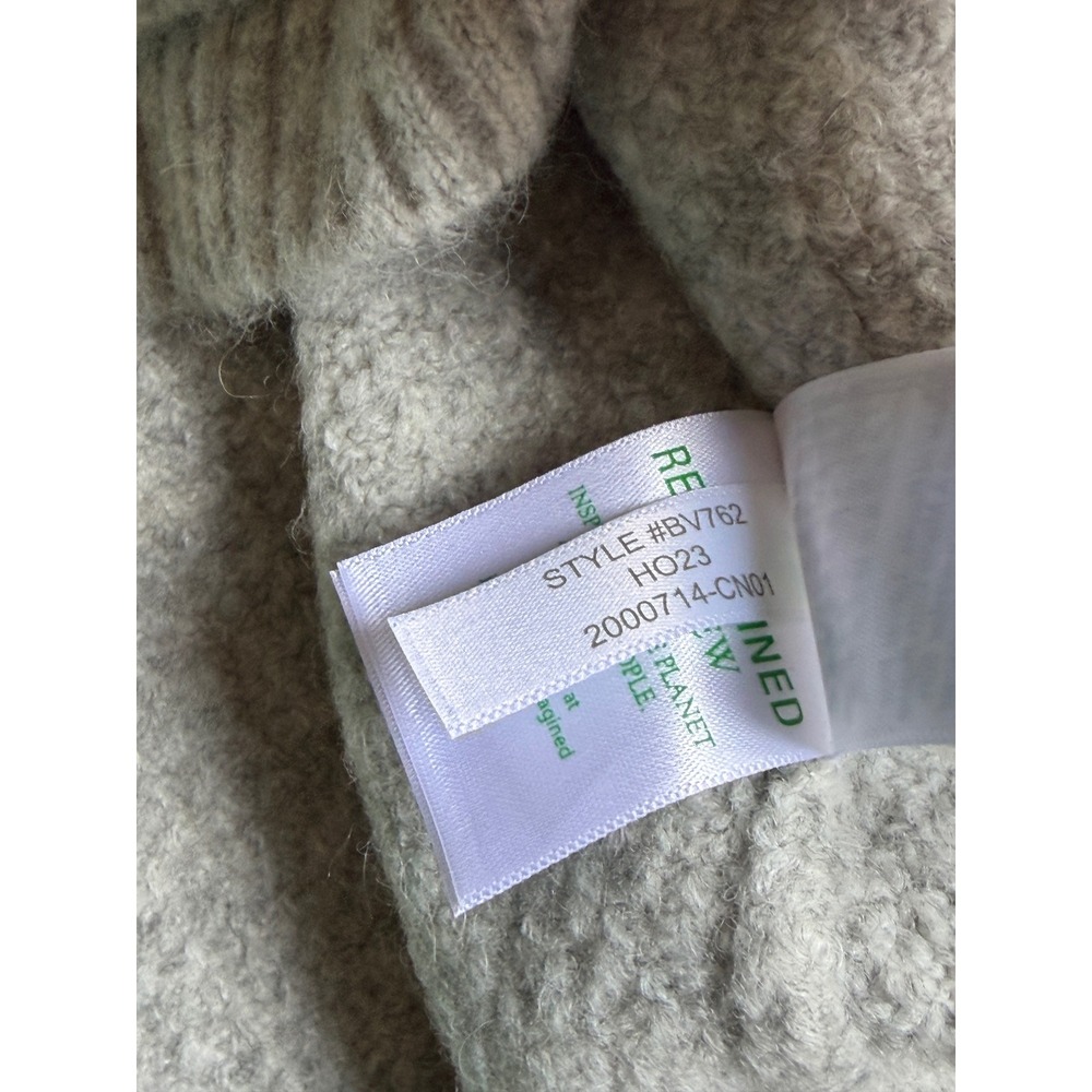 J.Crew | 2023 Odette Sweater Lady Jacket L Gray Jewel Button Merino Alpaca BV762 - Picture 11 of 11
